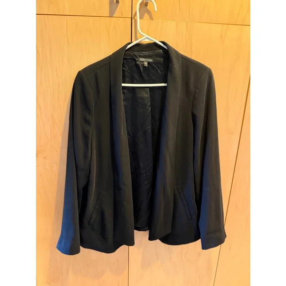 Women's Eileen Fisher Blazer Black Size L - Picture 3 of 5